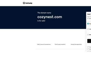 The Cozy Nest website