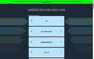 American Car Care website