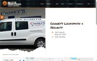 Cooneys Locksmith website