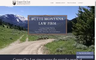 Copper City Law, PLLC website