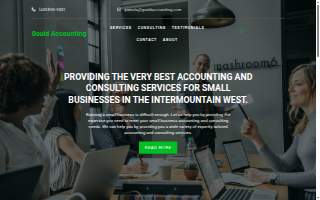 Gould Accounting & Consulting website