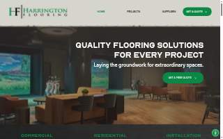 Harrington Flooring website