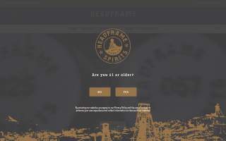 Headframe Spirits website