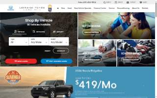 Leskovar Honda of Butte website