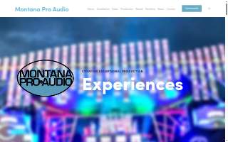 Montana Pro Audio LLC website