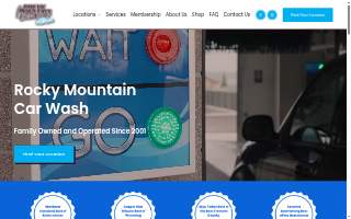 Rocky Mountain Car Wash of Butte website