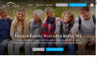 Silver Creek Family Dentistry website