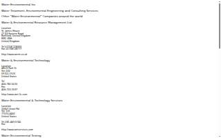 Water & Environmental Technologies website