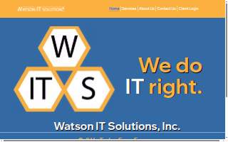 Watson IT Solutions website