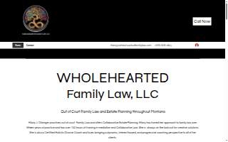 Wholehearted Family Law of Butte website