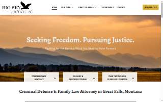 Big Sky Justice, P.C. website