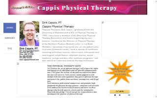 Cappis Physical Therapy website