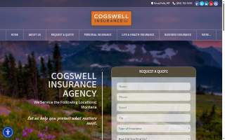 Cogswell Insurance Agency website