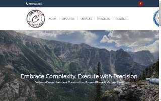 Copper Creek Construction website
