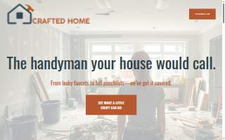 Crafted Home Repairs website