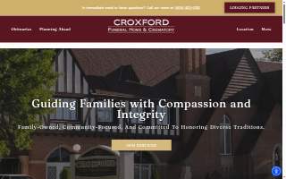 Croxford Funeral Home & Crematory website