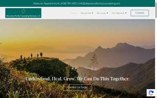 Discovery Family Counseling Services website