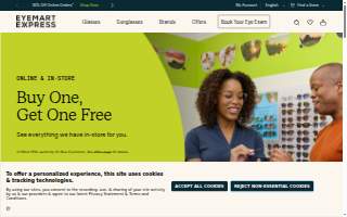 Eyemart Express website