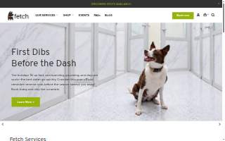 Fetch Pet Boutique website