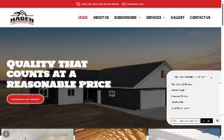 Hagen Construction LLC website