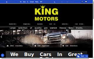 King Motors website