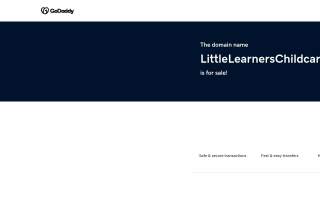 Little Learners Child Care website