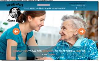 Meadowlark Home Care website
