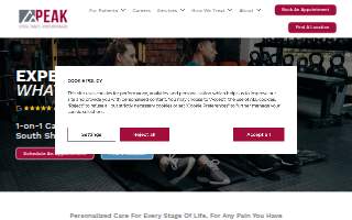 Peak Health and Wellness Center website