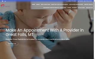 Premier Care Pediatrics website