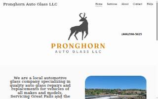 Pronghorn Auto Glass LLC- Great Falls website