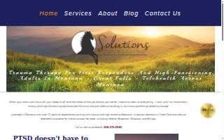 Solutions Counseling website