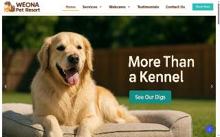 Weona Pet Resort website