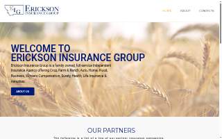 Erickson Insurance Group website