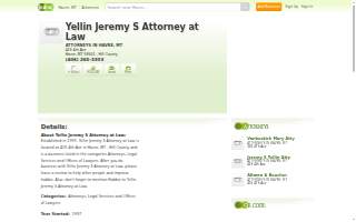 Yellin Jeremy S website