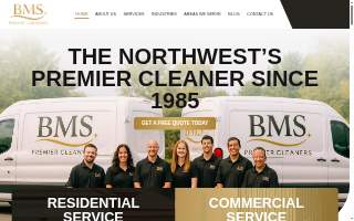 BMS Premier Cleaners Helena website