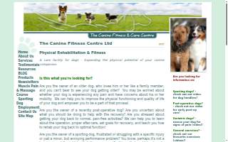 Canine Fitness website