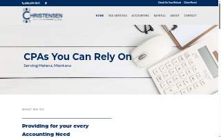 Christensen CPA website