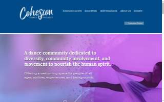 Cohesion Dance Project website