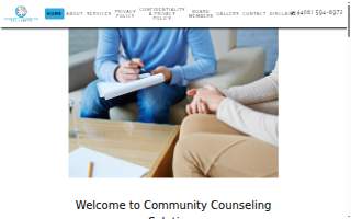 Community Counseling Solutions website