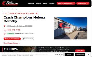 Crash Champions Collision Repair Helena Dorothy website