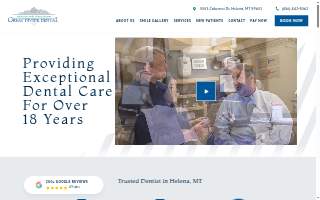 Great Divide Dental website