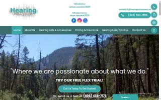 Hearing Solutions Of Montana website