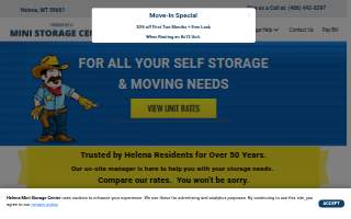 Helena Mini Storage Center website