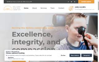 Helena Vision Center PC website