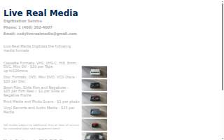 LiveRealMedia website