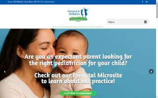 Partners In Pediatrics website