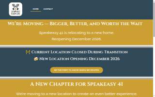 Speakeasy Forty One website