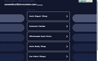 Summit Collision Center website