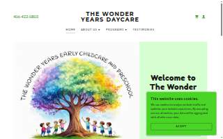 The Wonder Years Daycare & Preschool LLC website