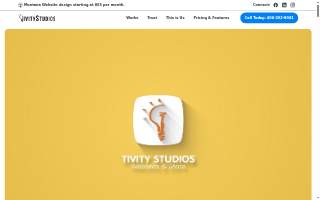Tivity Studios Web Design website